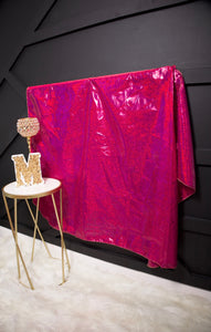 Luxe Lame Fuchsia Flags